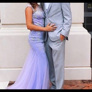 Purple prom dress